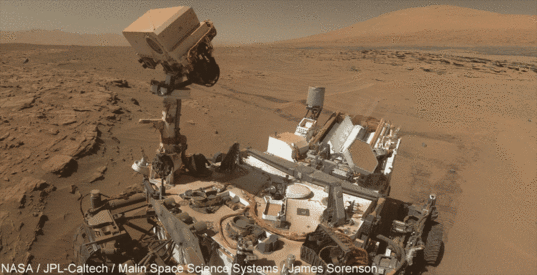 Curiosity Selfie Sol 613 - James Sorenson