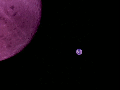 DSLWP-B il lato nascosto della Luna e la Terra