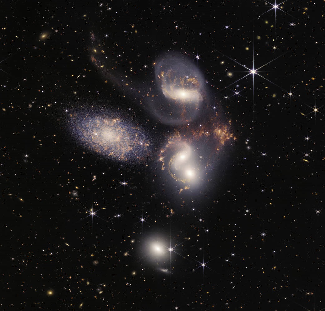main image galaxies stephans quintet sq nircam miri final