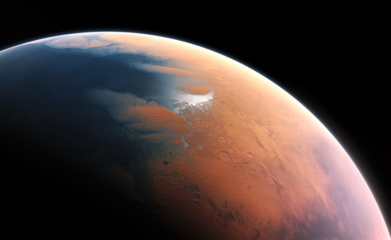 Marte come poteva apparire circa 4 miliardi di anni fa. Crediti: ESO/M. Kornmesser